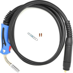 ELCAN AK25 - Сварочная горелка MB25, включая шланг 3 м, профессиональные сварочные аксессуары для сварочных аппаратов MIG MAG в инертном газе с центра