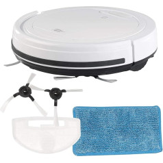 Sichler Haushaltsgeräte Робот-пылесос: Робот-пылесос с функцией щетки и протирки, фильтр, 1500 мАч (робот-уборщик, робот-пылесос, робот для уборки пыли и 