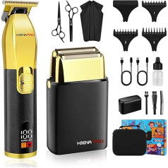 HIENA PRO Foil Shaver мужская электробритва, эпилятор мужской парикмахер, нулевой станок для волос, набор триммеров для волос, набор триммеров для д