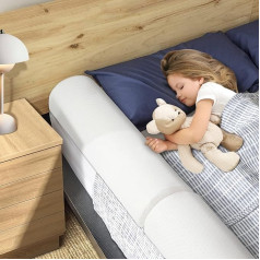 YIHATA 2-в-1 Защита от падения, защита кровати для детей, бампер для детской кровати, длинная пена может быть разобрана на 2 секции, легко перенос