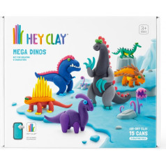 Набор пластичной массы hey clay mega dinosaurs