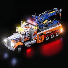 cooldac LED Lighting Set for Lego Technic Heavy Duty Tow Truck, LED Light Set Compatible with Lego 42128 Technic Heavy-Duty Tow Truck Model Building Kit (Lights Only, No Lego Models)