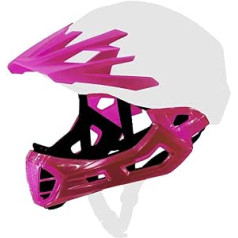 Cratoni C Maniac Chin Guard Visor Set (M/L (12-14), Lucentpink, 2-Piece (1 Set)