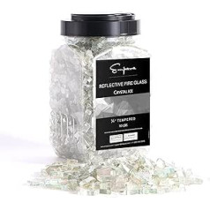 Empava 4.5kg Reflective Tempered Glass for Gas Fire Pit Crystal Ice