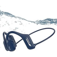 Guudsoud Swimming Headphones, Bone Sound Headphones, Bluetooth 5.3, IP68 Waterproof Headphones Swimming with 32GB Memory, MP3 Player, Open Ear Sports Headphones Wireless for Swimming Running