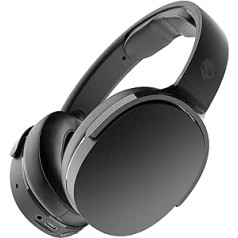 Skullcandy Hesh Evo Over-Ear Wireless Headphones, 36 Hours Battery Life, Micro, Compatible with iPhone, Android and Bluetooth Devices - Black