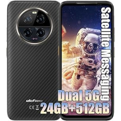 Ulefone Armor 23 Ultra 5G Outdoor Mobile Phone without Contract, MTK 8020 24 GB + 512 GB Outdoor Smartphone 5G Android 13, 64 MP Night Vision Camera, 6.78 Inch FHD+, 5280 mAh 120 W, Dual 4G LTE Mobile