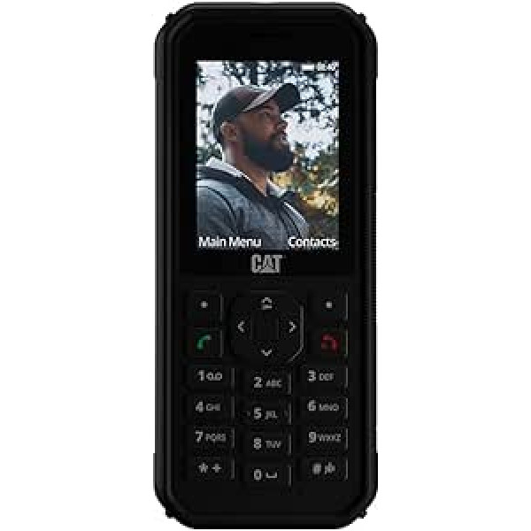 CAT B40 Robust Outdoor Mobile Phone with 4G LTE (Drop-Proof, Waterproof and Dustproof according to IP69 and MIL SPEC 810H, Antimicrobial, 100 Lumen Torch, 2MP Camera, 2.4 Inch Display, 30 Day Battery)