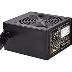 Silverstone SST-ET650-B v1.4 - Strider Essential Series, 650W 80 Plus Bronze ATX Whisper Quiet PC Power Supply with 120 mm Fan, Two 8-Pin EPS with Support for Multiple 8/6-Pin PCI-E Ports