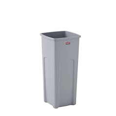 Rubbermaid Commercial Products Untouchable Plastic Waste Bin Polyethylene 87 Litres - Grey