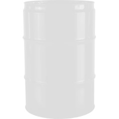 Стальной металлический бочонок TH 60L с заглушками 2 и 3/4 - БЕЛЫЙ