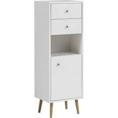 Schildmeyer Jonte Highboard 148439 Wood Composite White Matt 40,5 x 33 x 118,9 см