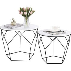 Ribelli Черный металлический стол - деревянная столешница на прочном металлическом каркасе - боковой стол идеально подходит для гостиной, спа