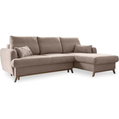Miuform Угловой диван с функцией сна и спальным местом - Scandic Lagom Living Landscape с функцией сна Диван L Shape Couch L Shape Living Landscape L-Shape Couch 3-Seater Sofa с функцией к