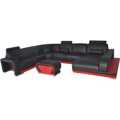 Jvmoebel Живой диван кожаный диван пейзаж сиденье подушка угловой диван наборы новые