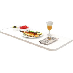 Sleeve Складной стол, настенный складной стол, маленький деревянный обеденный стол, складной стеллаж для белья, подходит для дома (C 90 x 50 см)