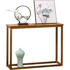 Узкий длинный диванный столик за диваном, современный консольный столик, декоративный диванный столик с деревянной рамой, прочный журналь