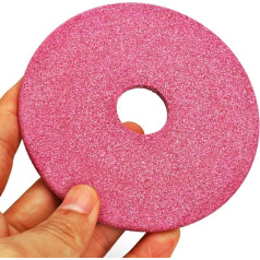 CAIDAI&YL 5Pcs 105x4.5mm Rosa Vlies-Keramik-Schleifscheibe für Kettensägenschleifer 3/8