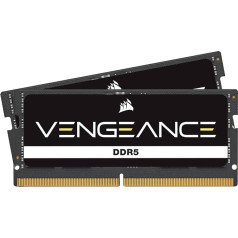 CORSAIR Vengeance DDR5 SODIMM 32GB (2x16GB) DDR5 5600MHz C48 (совместимость почти со всеми системами Intel и AMD, простая установка, ускоренное время зарядки, совместимос