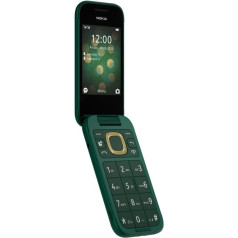 Nokia 2660 4G Dual SIM Дисплей 2,8 дюйма Большие кнопки Кнопка SOS Камера Bluetooth FM-радио и MP3-плеер Большой аккумулятор Зеленый Италия