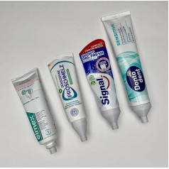 Набор адаптеров для дозатора зубной пасты для Elmex/Aronal, Signal, Sensodyne, Donto Dent