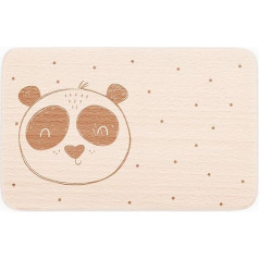 Детская доска для завтрака Kidsmood, деревянная доска с гравировкой и мотивами животных, идея подарка на крестины, день рождения и Рождество [П