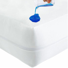 Матрас Caroline Shatuik Bed Bug Mattress Protector, антиаллергенный, полностью на молнии, водонепроницаемый матрас для защиты от пылевых клещей, размер King (152 x 