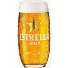 Пивной бокал Estrella 330ml/33cl (1 бокал) - подарочная упаковка - von GarageBar