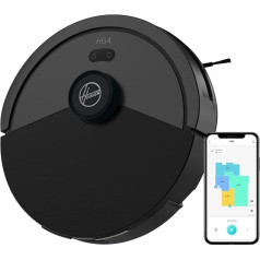 Робот-пылесос Hoover HG4 - робот-пылесос с силой всасывания до 4000 Па, лазерной навигацией и управлением с помощью приложений - робот-пылесос с за