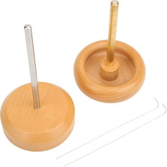 Деревянные семена бисера спиннер вышивка бисер спиннер ручной бисероплетение дерево с резьбой иглы для быстрого нанизывания бисера