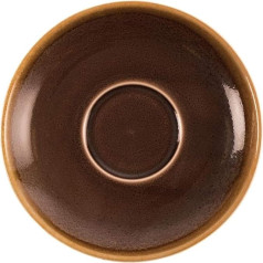Olympia Kiln-Untertassen , Baumrinde, für Kaffee-/ Teetassen-Service, Kaffee, Tee, (160 мм); 6 Stück, Braun