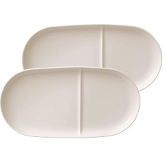 Villeroy & Boch Soup Passion 1041737531 Набор из 2 подносов, 33 x 16 см, фарфор белый