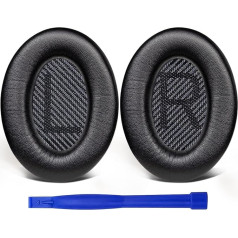 Solowit Сменные вкладыши для наушников Bose QuietComfort 35 (QC35) и Quiet Comfort 35 II (QC35 ii), вкладыши из мягкой овчины, шумоизолирующая пена, увеличенная толщина