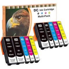 Картриджи для принтеров D&C, совместимые с Epson 26 26XL для Epson Expression Premium XP-510 XP-520 XP-600 XP-605 XP-610 XP-615 XP-620 XP-625 XP-700 XP-710 XP-720 XP-800 XP-810 XP-820 (упаковка из 10 штук)