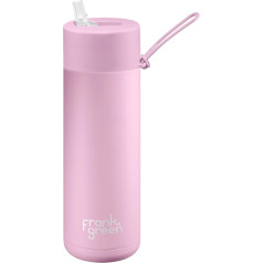 frank green 20oz Reusable Ceramic Bottle with Straw Lid (Lilac Haze)