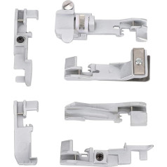 Oumefar 6pcs Presser Foot Set Over Lock Machine Presser Foot for Singer 14u 14cg754 14sh654 Household Multi-Function Overlock Machine