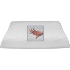 Подушка Viscoelastic Подушка Visco Neck Подушка Visco Neck Support Подушка Viscoelastic Wave Подушка 80 x 40 x 11 см с набалдашниками Memory Foam Подушка для сна Мягкая подушка