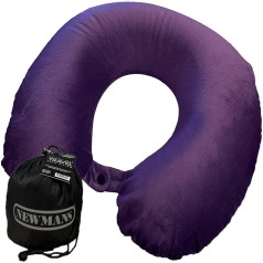 Подушка для шеи Newmans Travel Neck Pillow (фиолетовая)