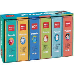 APLI apli13856 Дисплей пазлов с профессиями и другими темами (6 штук)