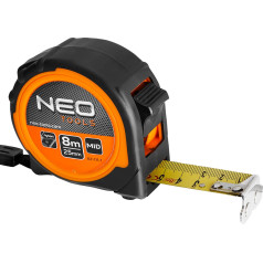 Neo Tools Рулетка стальная 8 м x 25 мм, магнит