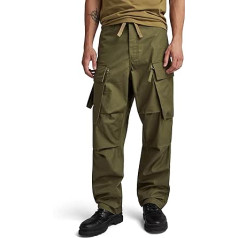 G-STAR RAW Men's R-3N Balloon Cargo Trousers, Green (Shadow Olive D24305-A504-B230), L, Green (Shadow Olive D24305-a504-b230)