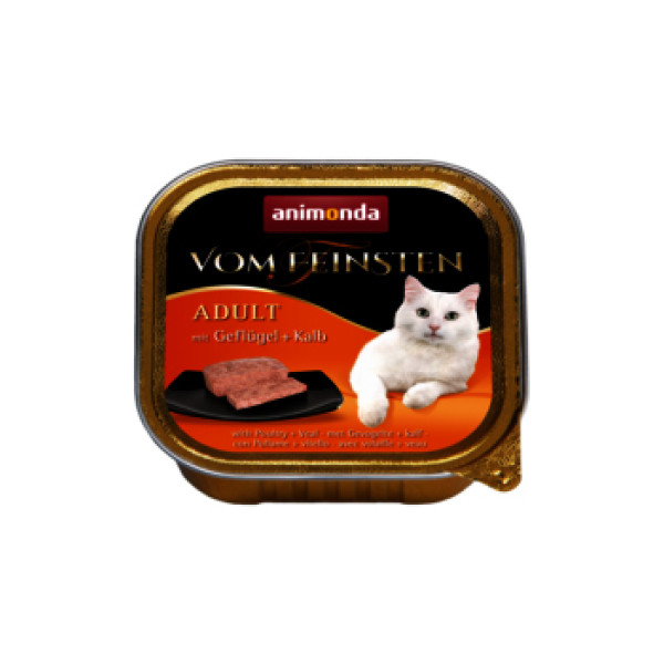 Animonda vom feinsten classic cat flavor: poultry and veal 100g