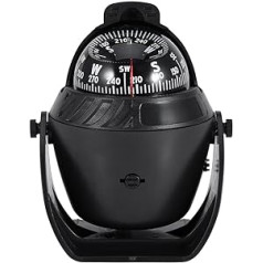 Compass Boat, Multifunctional Electronic Campass Electronic Navigation LED Light Compass for Shipping, Navigation Guide, Outdoor Navigation, Easy Installation in Car, Shiff, Boat, etc