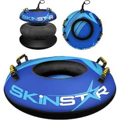 SkinStar Professional Snow Tube, Inflatable Sledge, 100 cm in Diameter