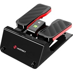 JASPORT ST3 Stepper, Up-Down Stepper with Power Ropes, Resistance Training Stepper for Home, with Multifunctional Display, Wear-free Hydraulic Cylinder, Quiet, Max. Load 100 kg