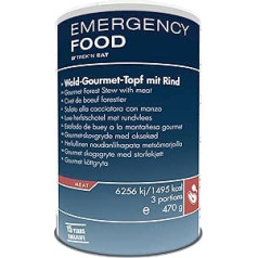 TREK'N EAT Emergency Food Forest Gourmet Pot with Beef | Durable Emergency Food