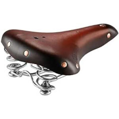 Selle Montegrappa Genuine Leather Luxury Vintage City Saddle Trekking Saddle SMC2 with Spring Frame Made in Italy