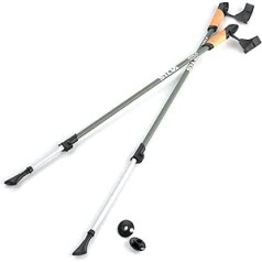 Walk Poles 38123 Aluminium Cork Telescópicos 2 Secc. Par, Walking Stick