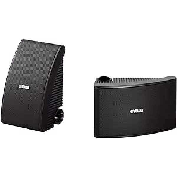 Yamaha NS-AW392 2-Wege Außenlautsprecher (120 Watt, 86 dB) 1 Paar schwarz