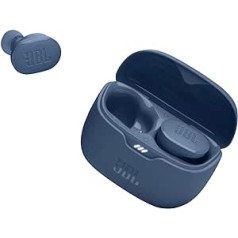 JBL Tune Buds - Water Resistant True Wireless In-Ear Headphones with Noise Cancelling in Blue - Up to 48 Hours of Music Playback